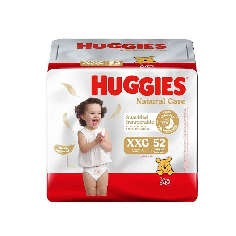 Pañales Huggies Natural Care XXG 52 Un