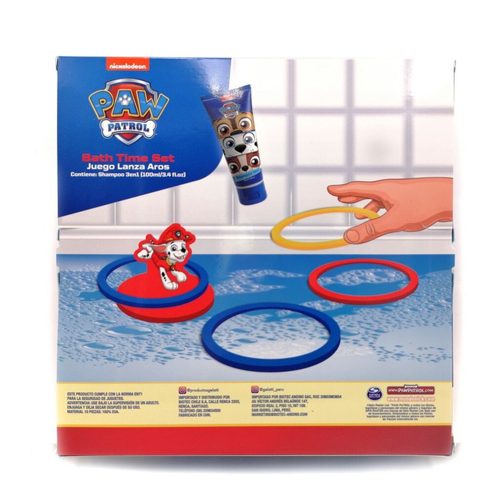 Paw-Patrol-Juego-de-Anillos-+-Shampoo-3-En-1-100-mL-imagen-2