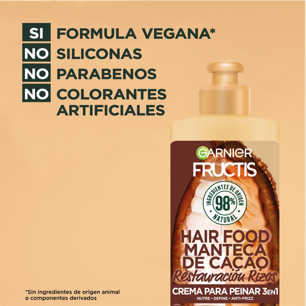 Crema-Para-Peinar-Restauración-Rizos-Fructis-Hair-Food-Cacao-300ml-imagen-5
