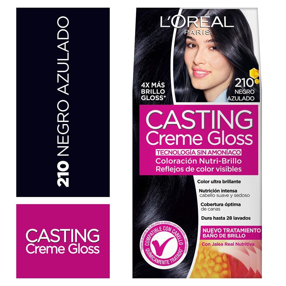 Coloración Creme Gloss 210 Negro Azul