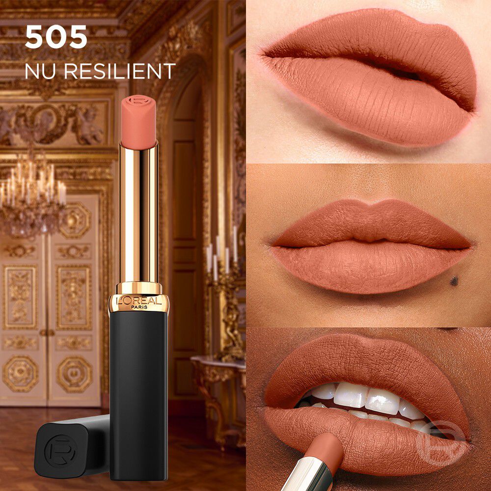 Labial-Color-Riche-Intense-Volume-Matte---505-Le-Nude-Resilient-imagen-3