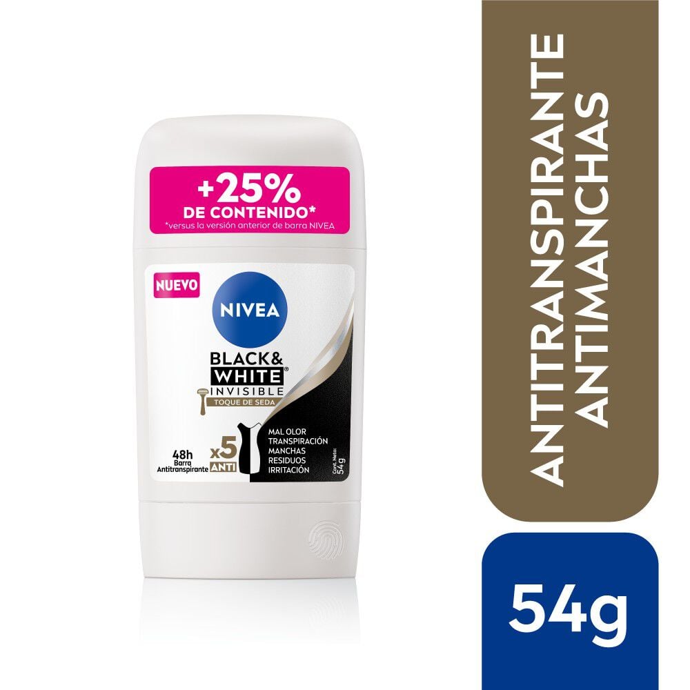 Barra Black&White Toque de seda Femenino 54g