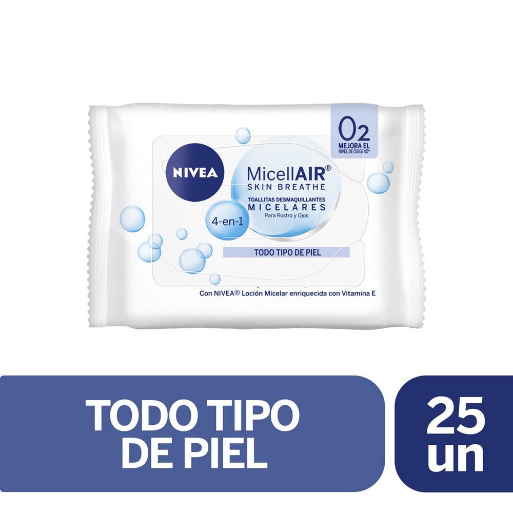 Toallitas Desmaquillantes Micelares 25 Uds