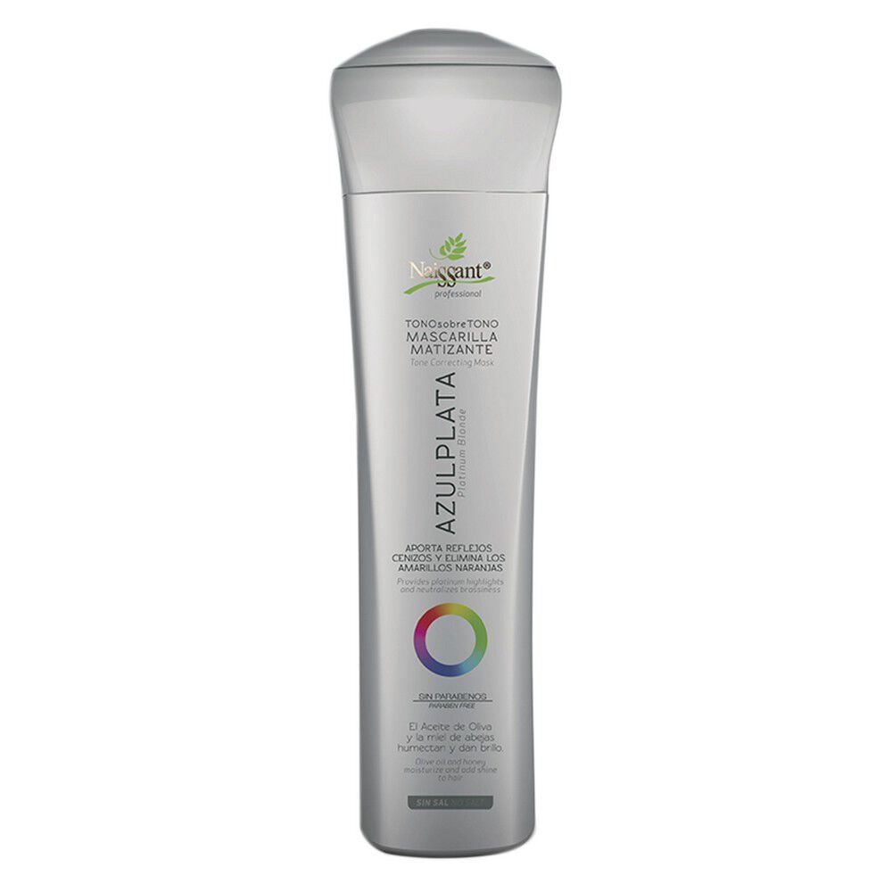 Mascarilla Matizante Capilar Azul Plata Tono Sobre Tono sin Sal 300mL