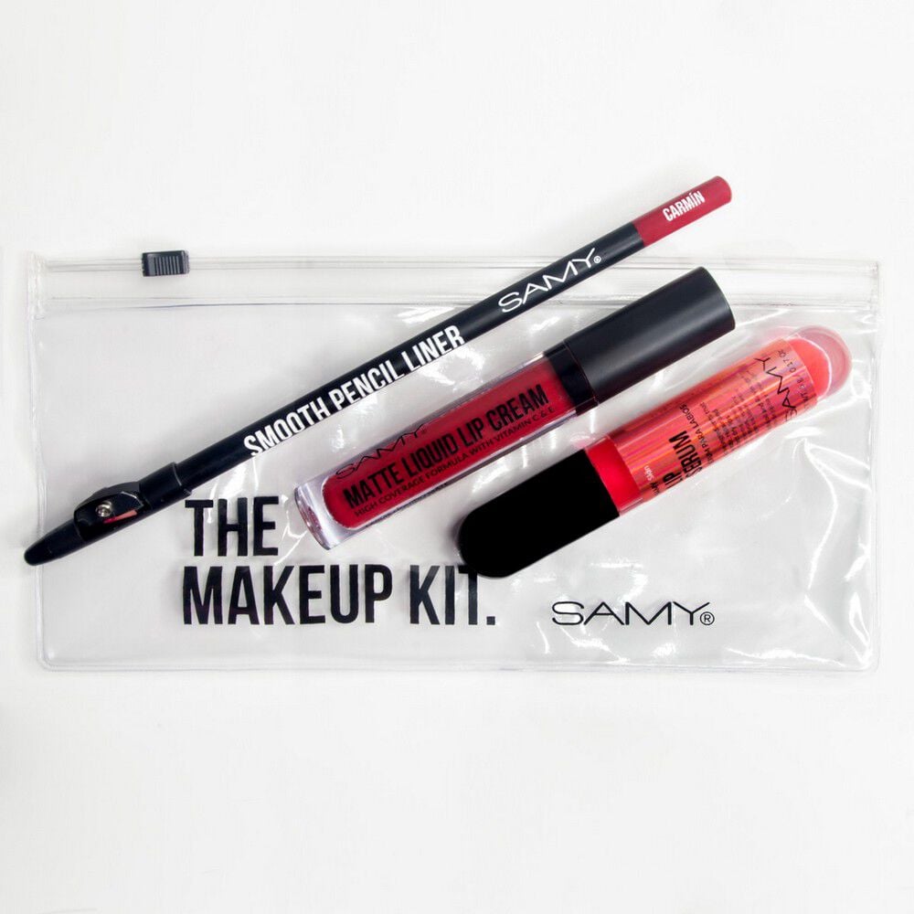 Samy Kit Rutina De Labios Serum+Labial Matte +Lapiz Delineador