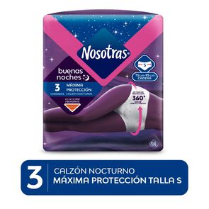 Calzón-Nocturno-desechable-Buenas-Noches-Máxima-Protección-Talla-S-3-Unidades-imagen