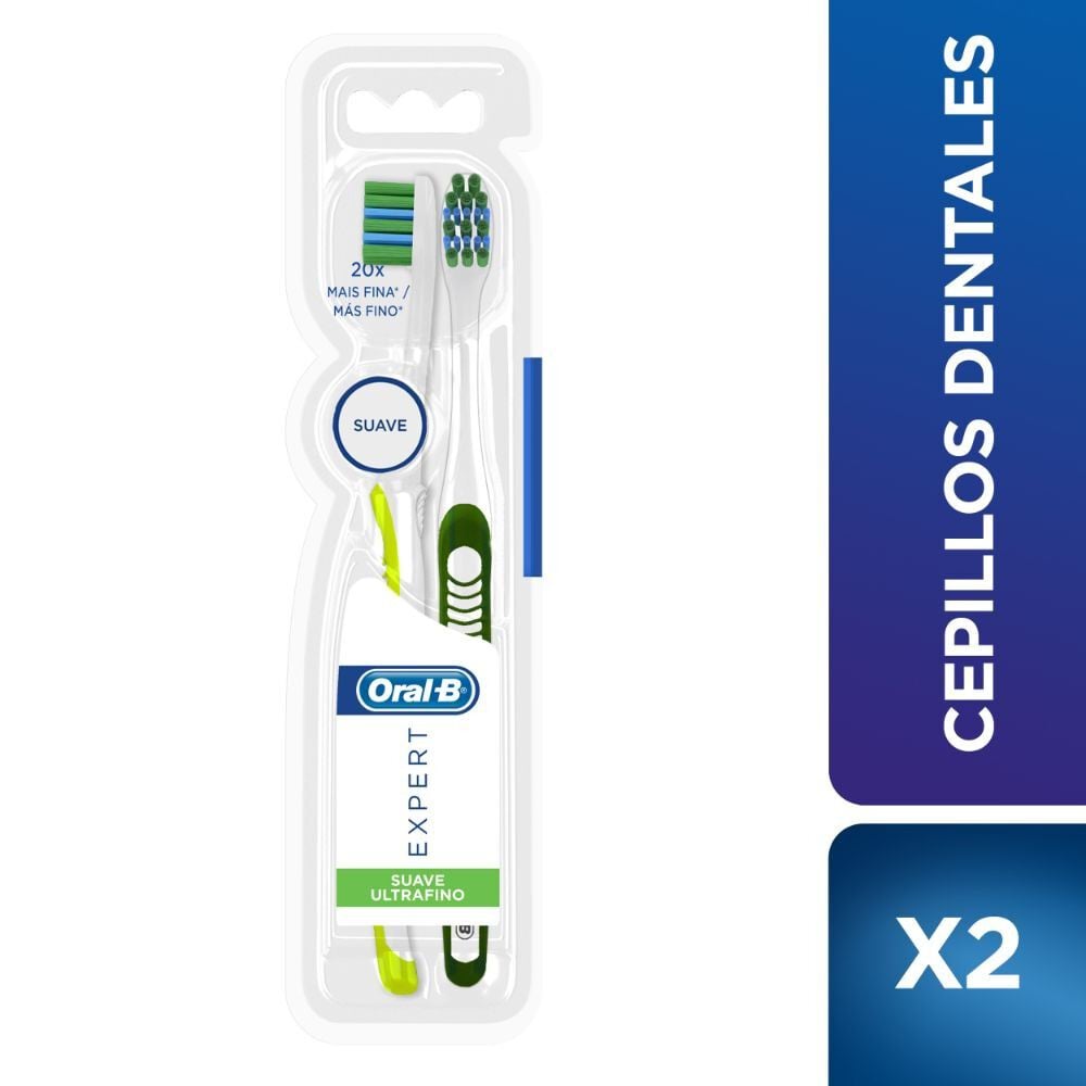 Expert Cepillo Dental Suave Ultrafino X2