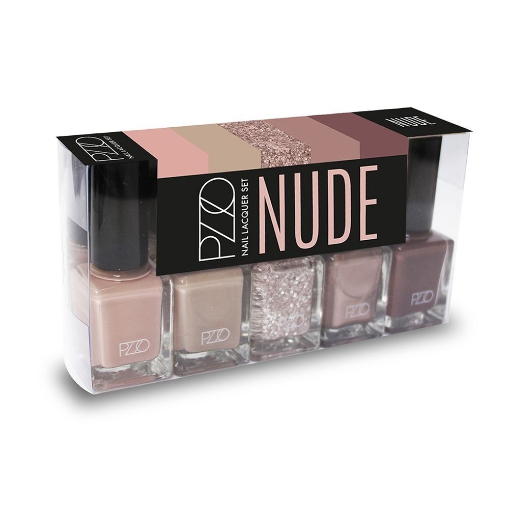 Esmalte de Uñas Nude Nail Lacquer 11 mL Set x 5