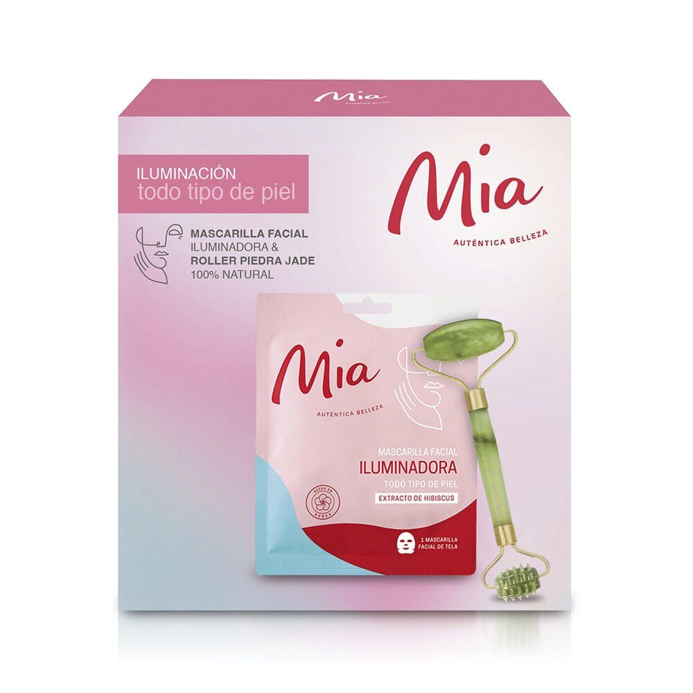 Mascara Facial Iluminadora + Masajeador Jade