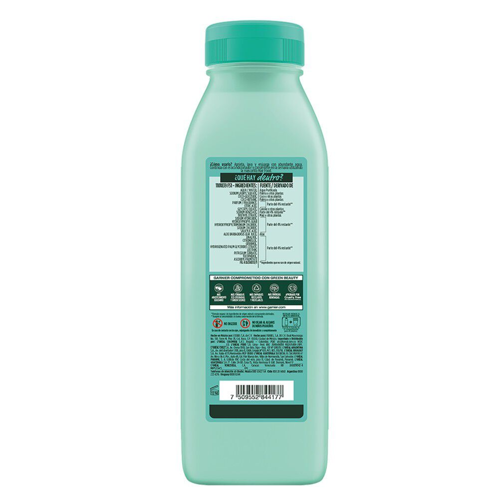 Garnier-Hair-Food-Shampoo-Aloe-Vera-Hidratación-Cabello-Deshidratado-300-mL-imagen-3