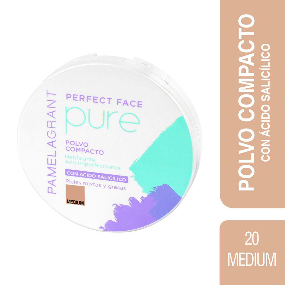 Perfect-Face-Pure-Polvo-Compacto-Medium-P/Mixtas-y-Grasas-12-grs-imagen