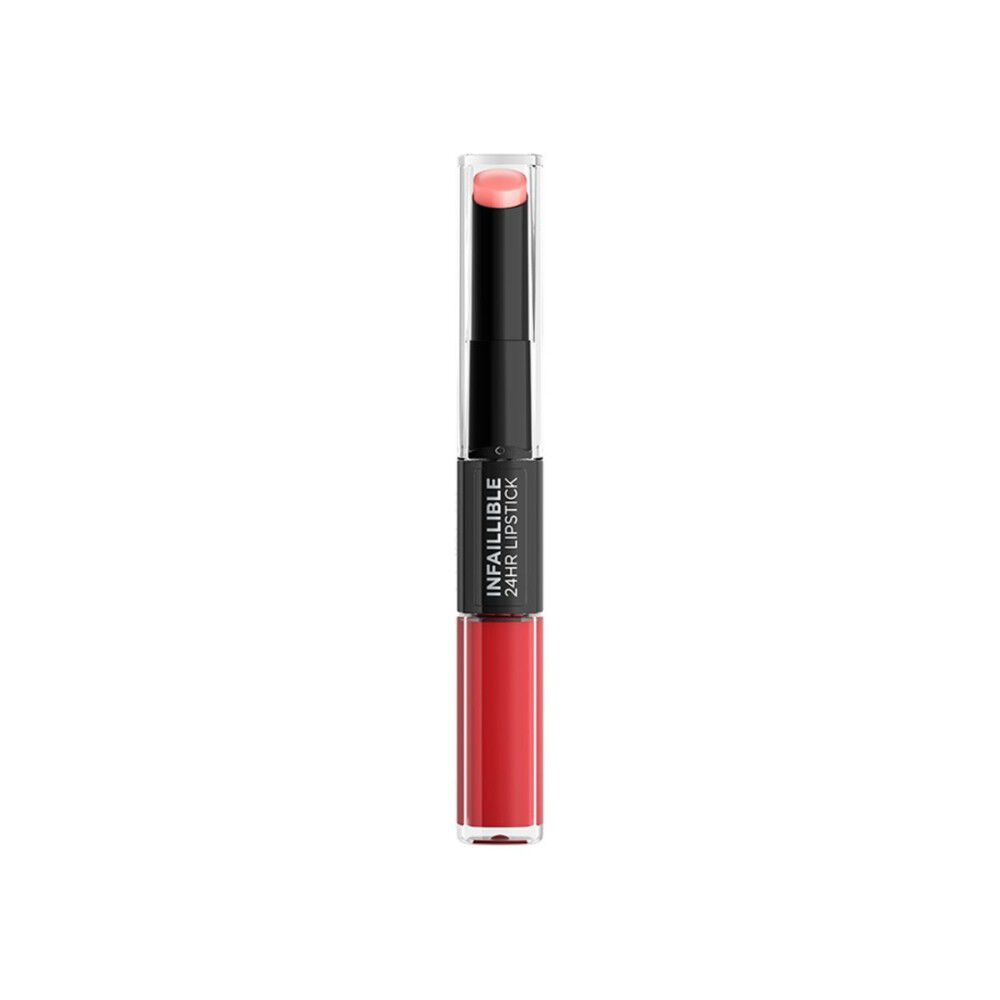 Labial-Infallible-24h-2-Step-Color-501-Timeless-Red-imagen-1