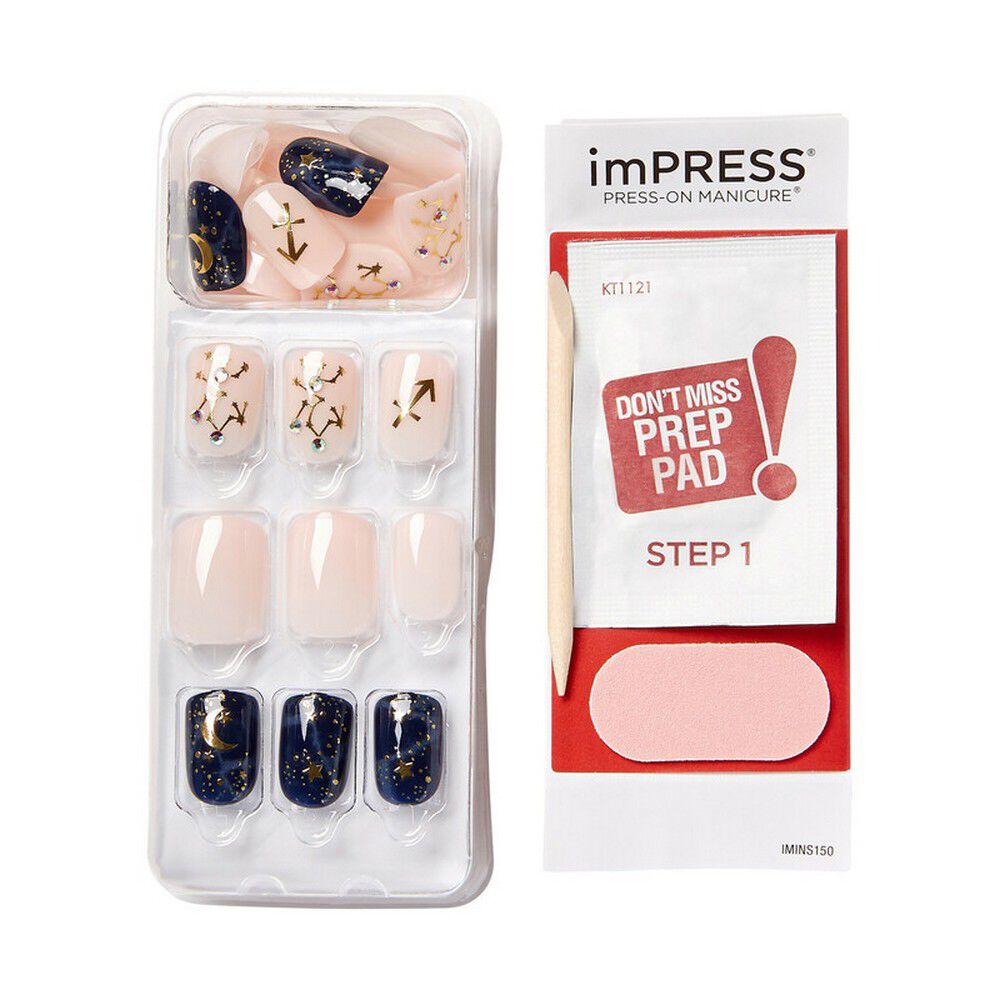New-Impress-Colección-Zodiaco-Sagitario-Press-On-Manicure-30-Unidades-imagen-2