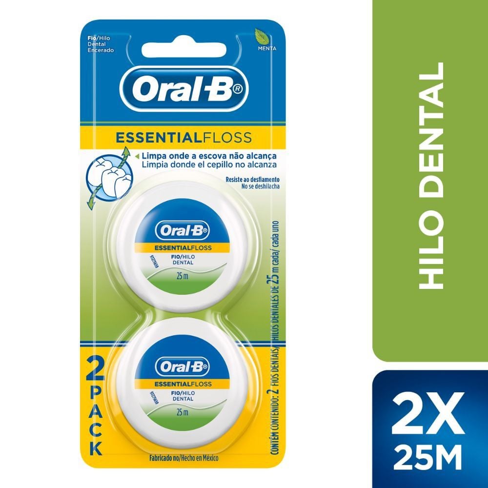 Pack Essential Floss Hilo Dental Encerado