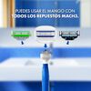 Máquina-afeitar-recargable-Mach3-Cuerpo-+-cartucho-imagen-2