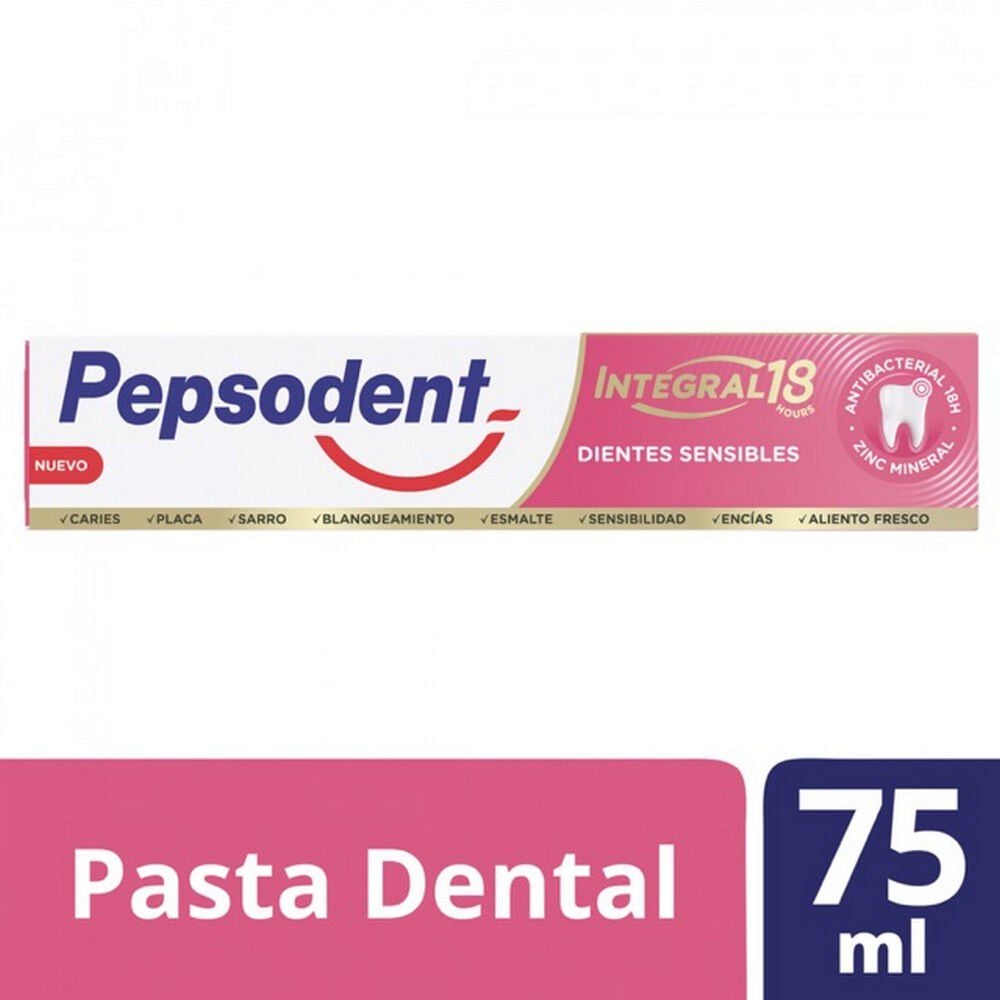 Integral 18 Dientes Sensibles Antibacterial Zinc Mineral 75ml