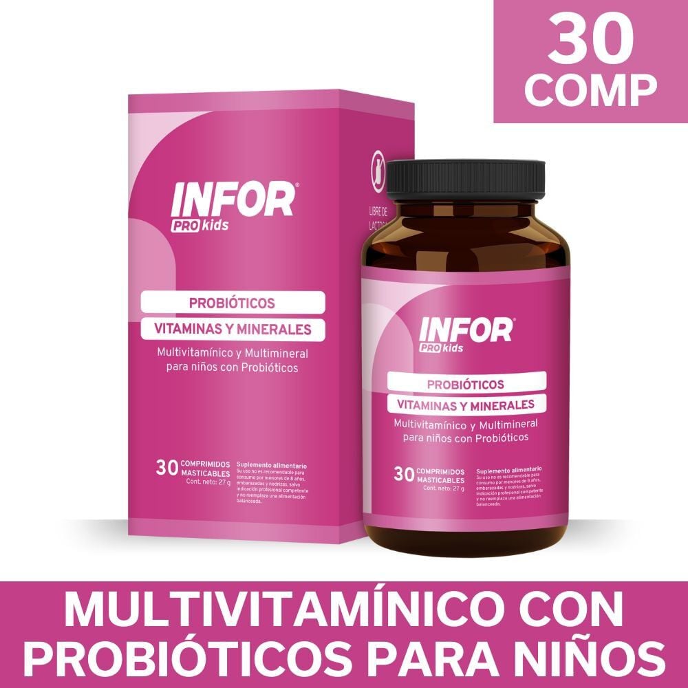 Infortin Vitaminas 30 Comprimidos