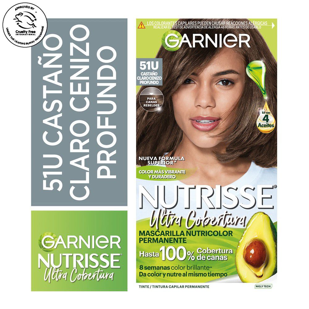 Coloración-Garnier-Ultra-Cobertura-51-Castaño-Claro-Cenizo-Profundo-imagen-1
