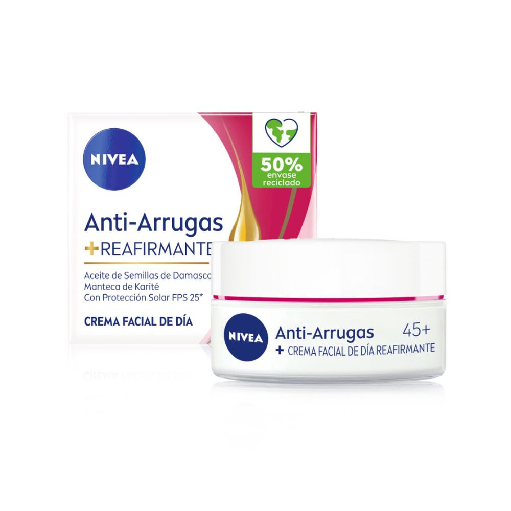 Crema Facial Antiarrugas + Reafirmante 50  mL