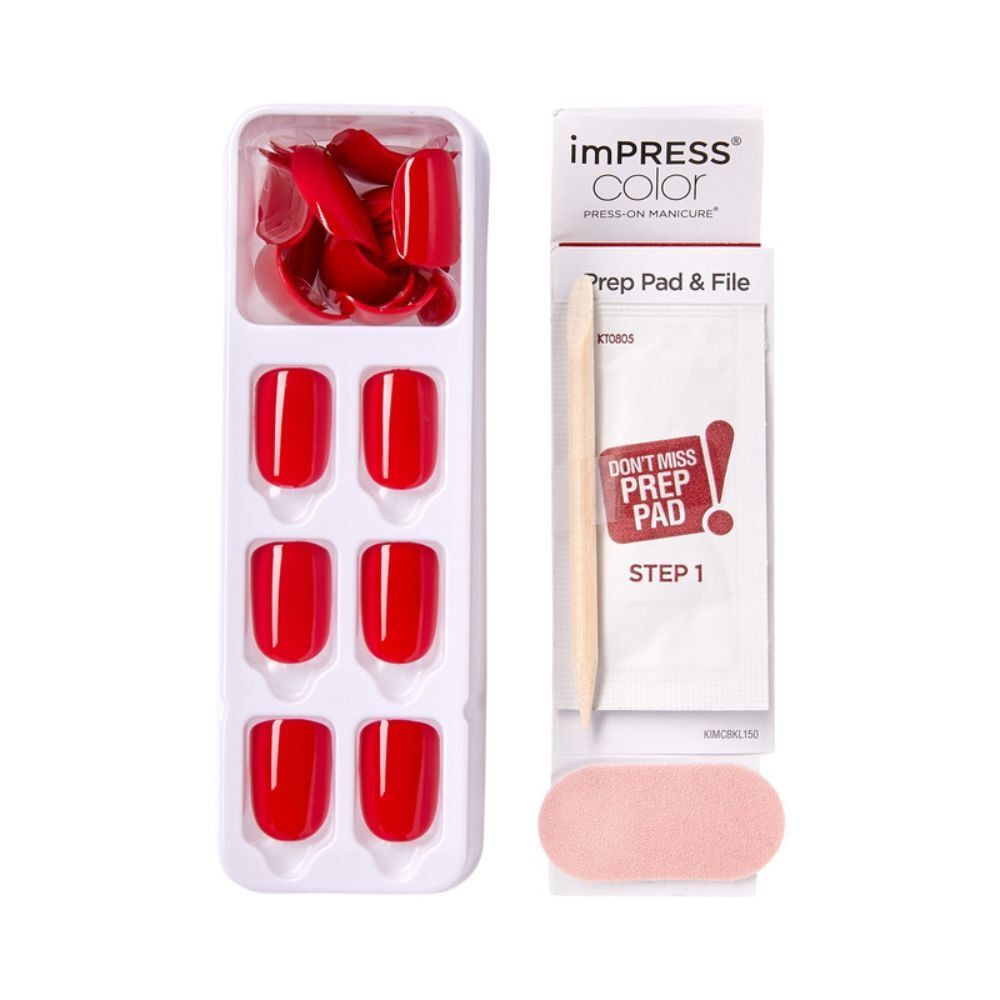 Uñas-Postizas-Impress-Color-013-Reddy-Or-Not-X30-imagen-5