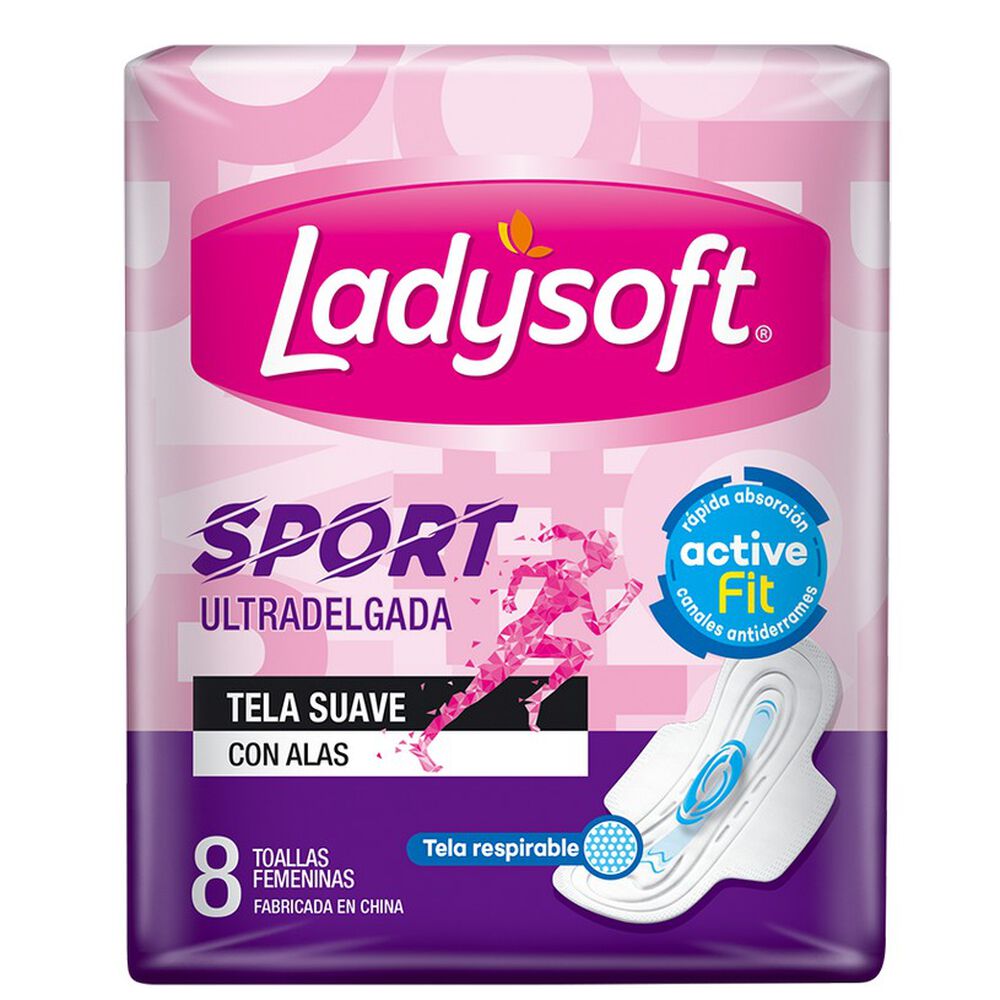 Toalla-Higiénica-Sport-Día-Ultradelgada-Tela-Suave-8-Unidades-imagen-2
