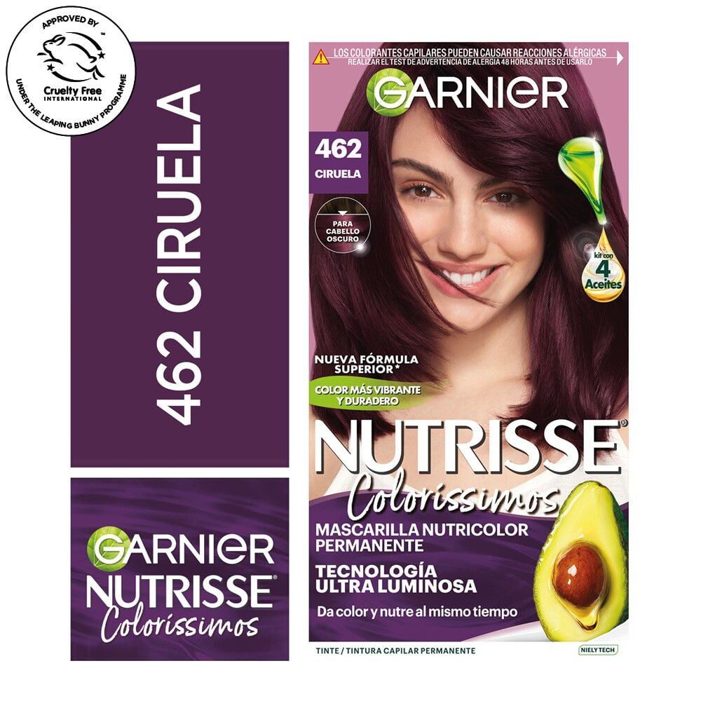 Coloración Garnier Colorissimos 462 Ciruela