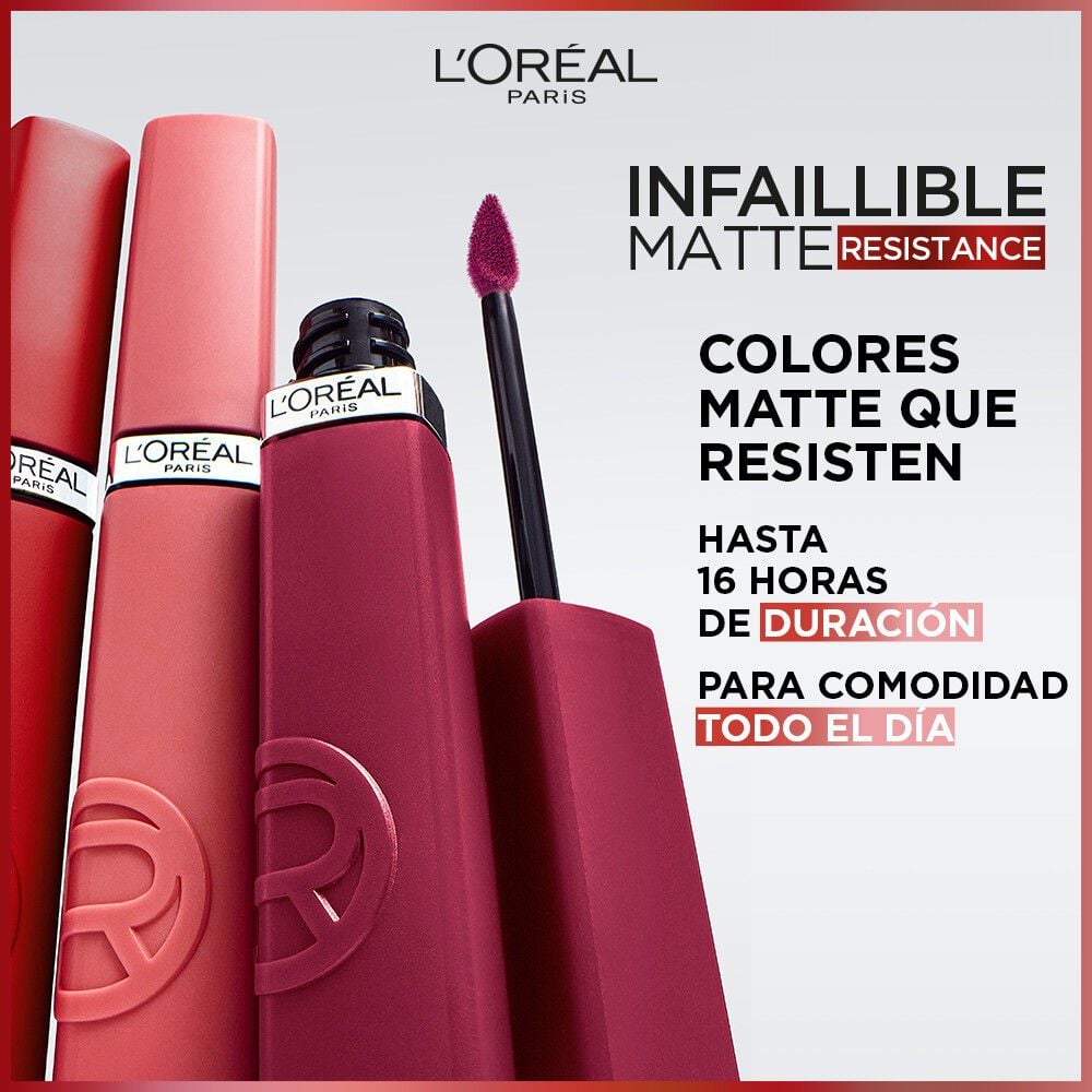Labial-Líquido-Infallible-Le-Matte-Resistance-230-Shoppingr-Spree-2.7ml-imagen-4
