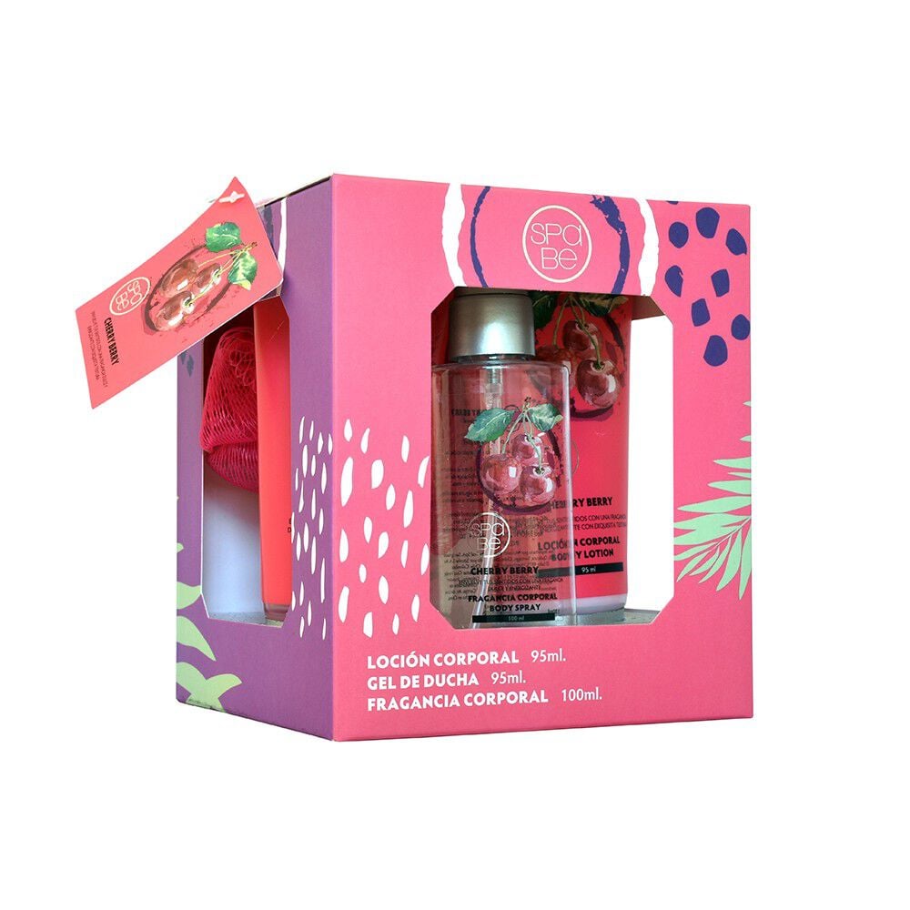 Set Crema Corporal Cherry + Shower + Body Spray