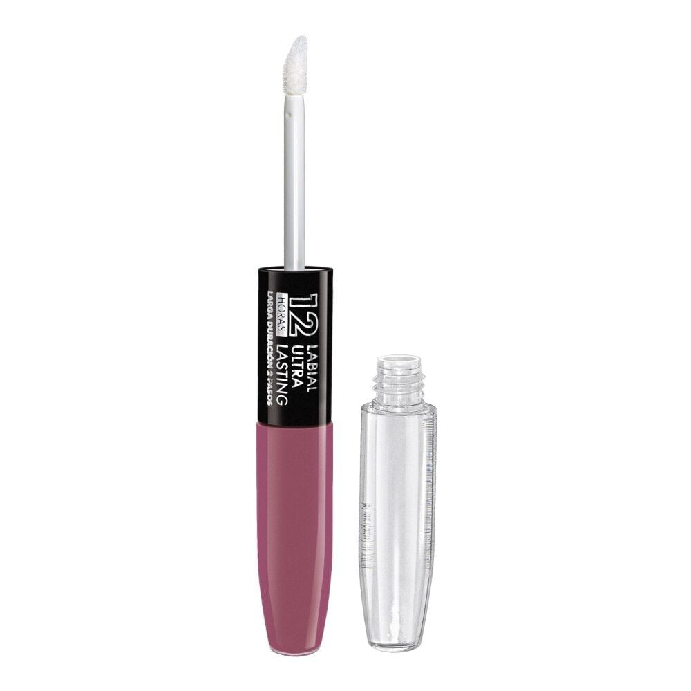 Labial Ultra Lasting 2 Pasos 12 Hrs Old Rose 5 mL