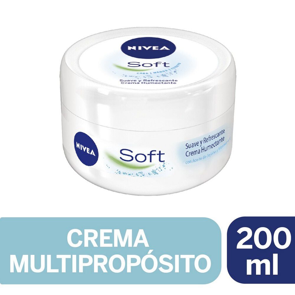 Crema Multipropósito Soft Cara Manos Cuerpo 200 Ml