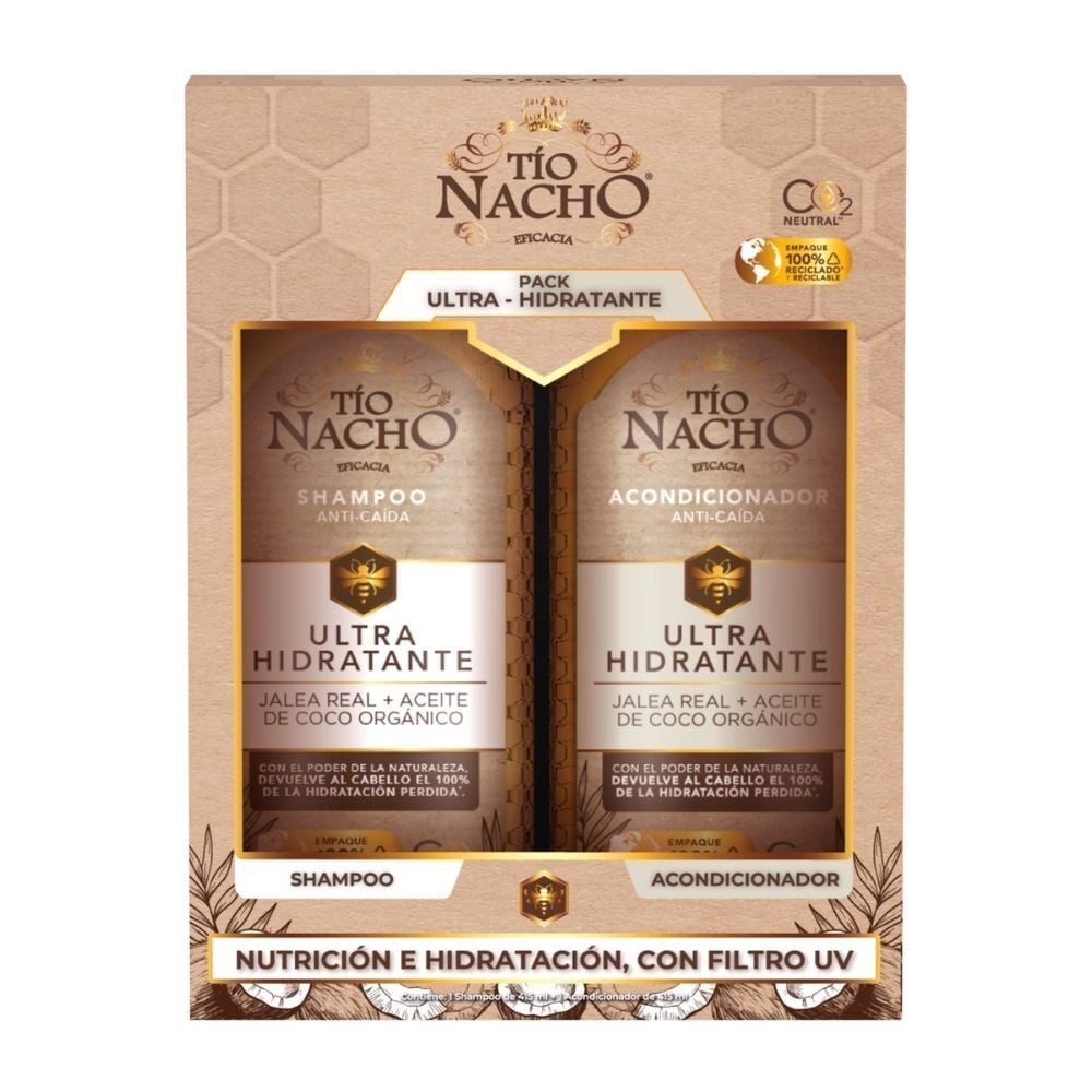 Shampoo + Acondicionador Coco Ultrahidratante 415 mL