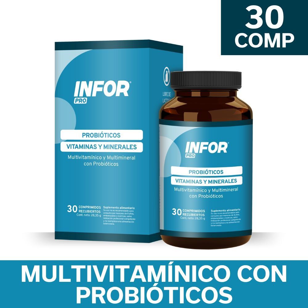Infor Pro 3 Vitaminas 30 Comprimidos