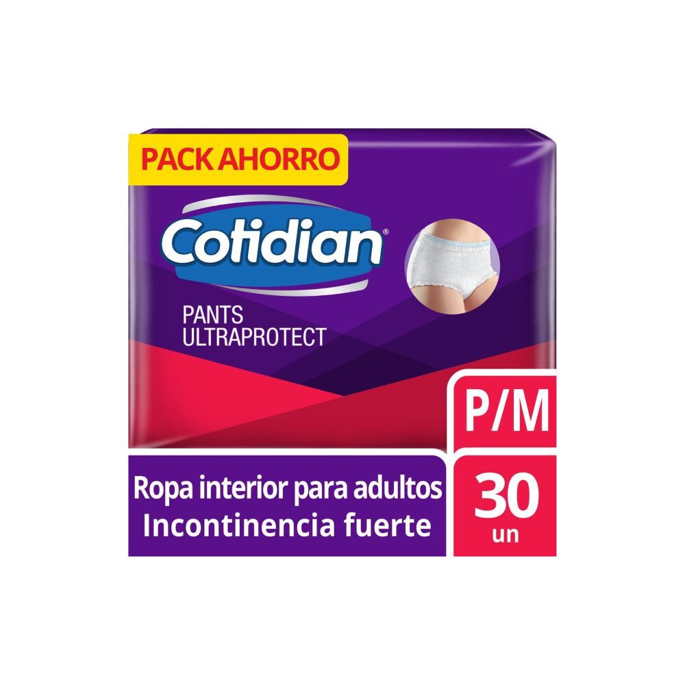Ropa Interior desechable Ultraprotect talla P/M x 30 unidades