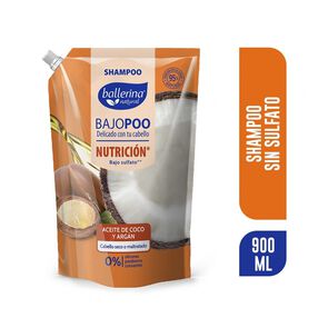 Bajopoo-Shampoo-Nutrición-Hidratante-Aceite-de-Coco/-Cabello-Seco-o-Maltratado-imagen
