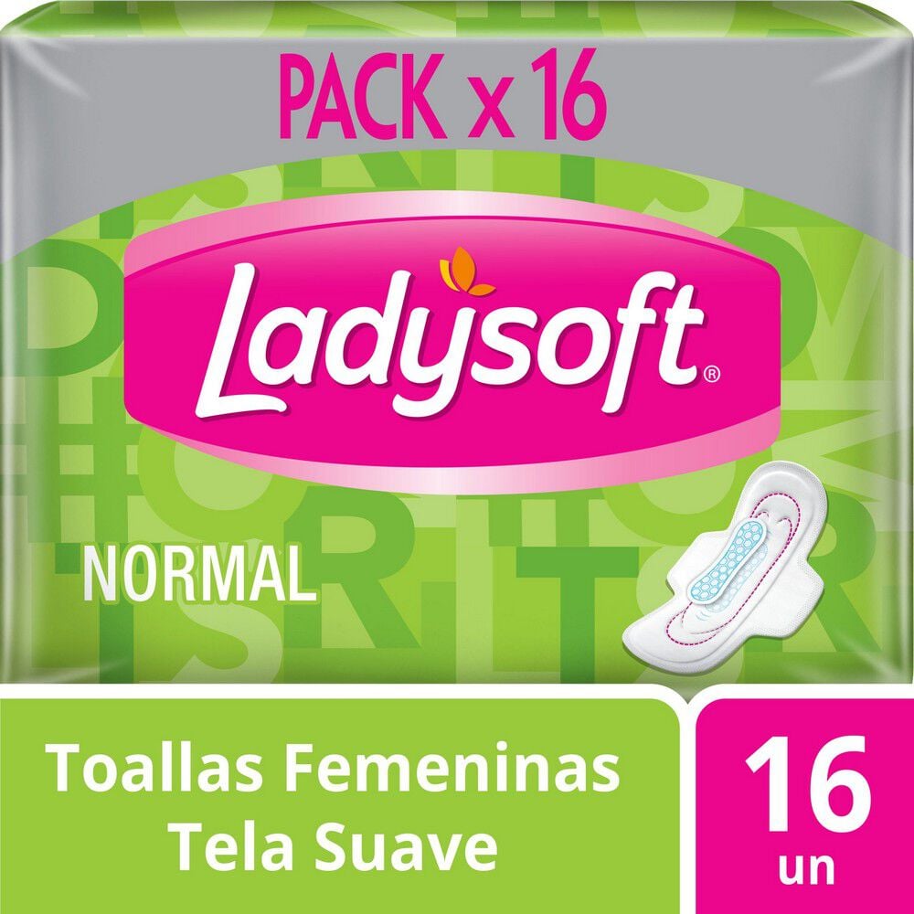 Toalla Higiénica Día Normal Tela Suave 16 unidades