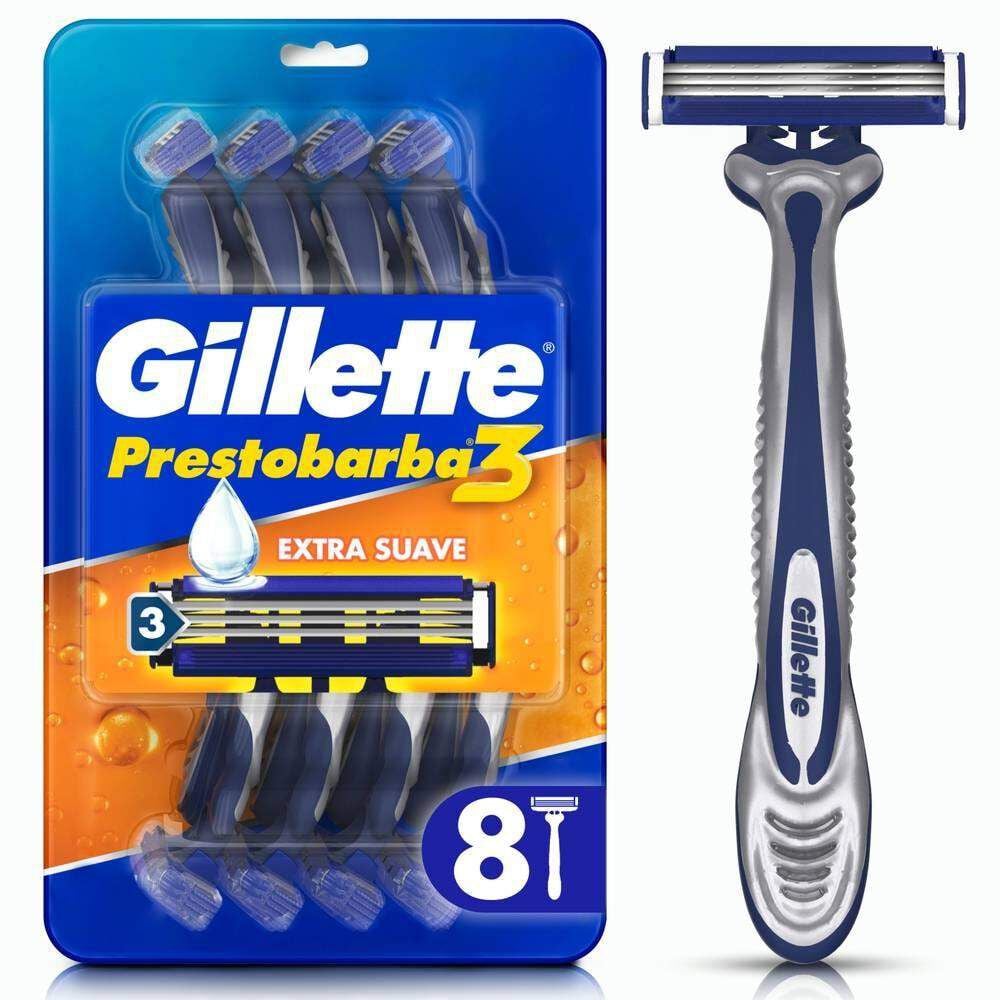 Máquinas afeitar Prestobarba 3 8 Unidades