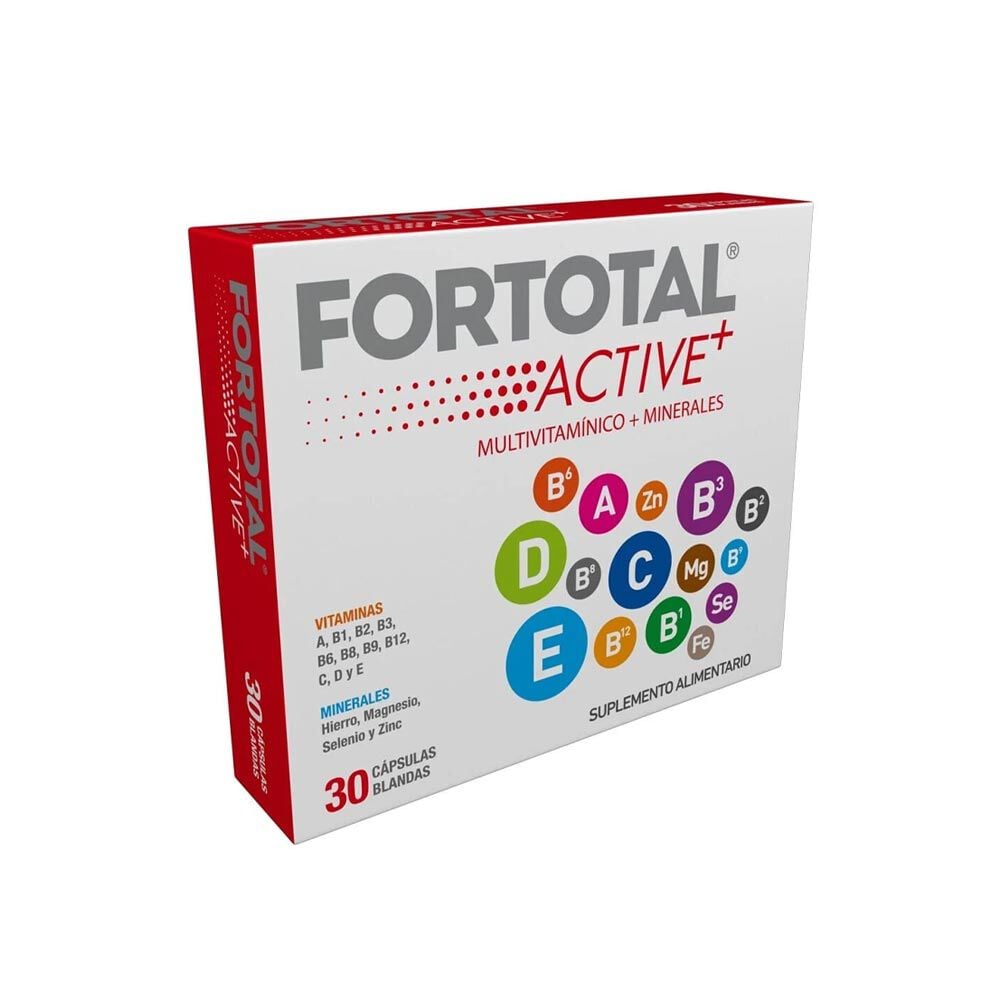 Fortotal Active  Multivitamínico + Minerales 30 Cápsulas Blandas