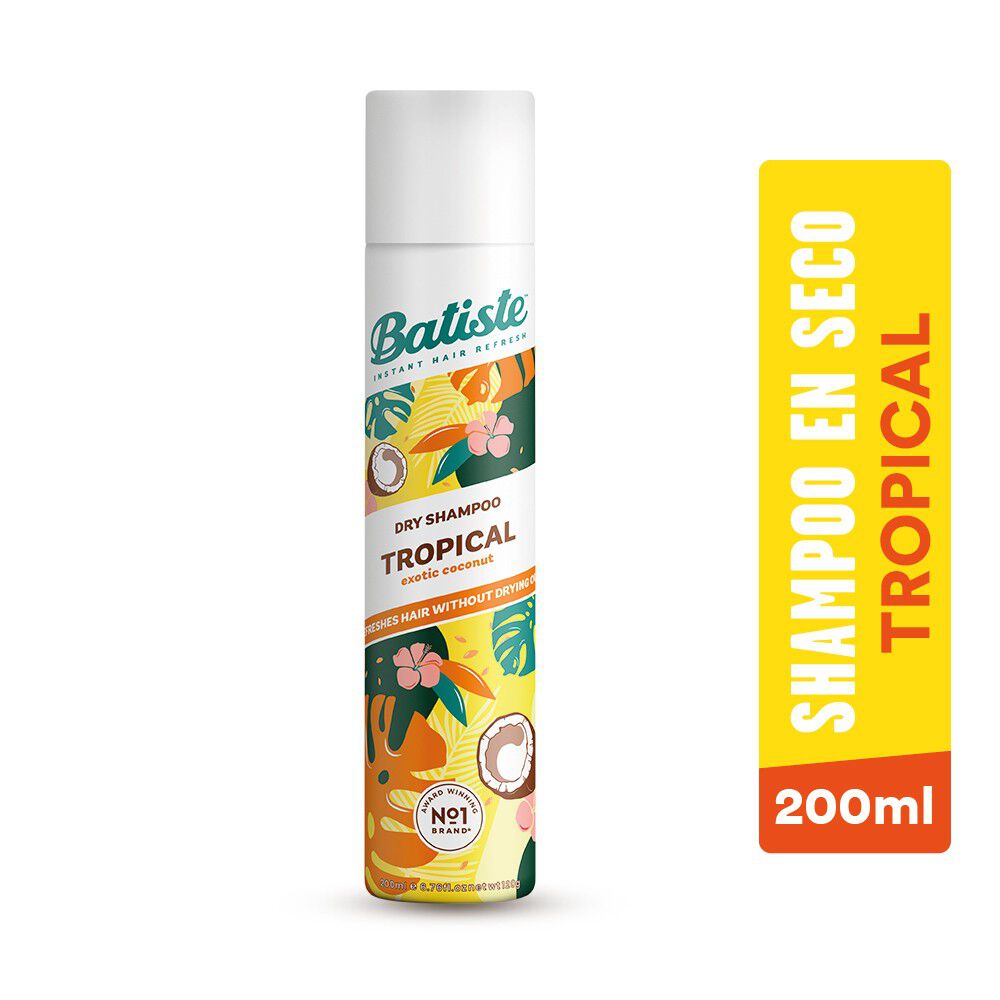 Batiste Dry Shampoo En Seco Aroma Tropical 200 mL