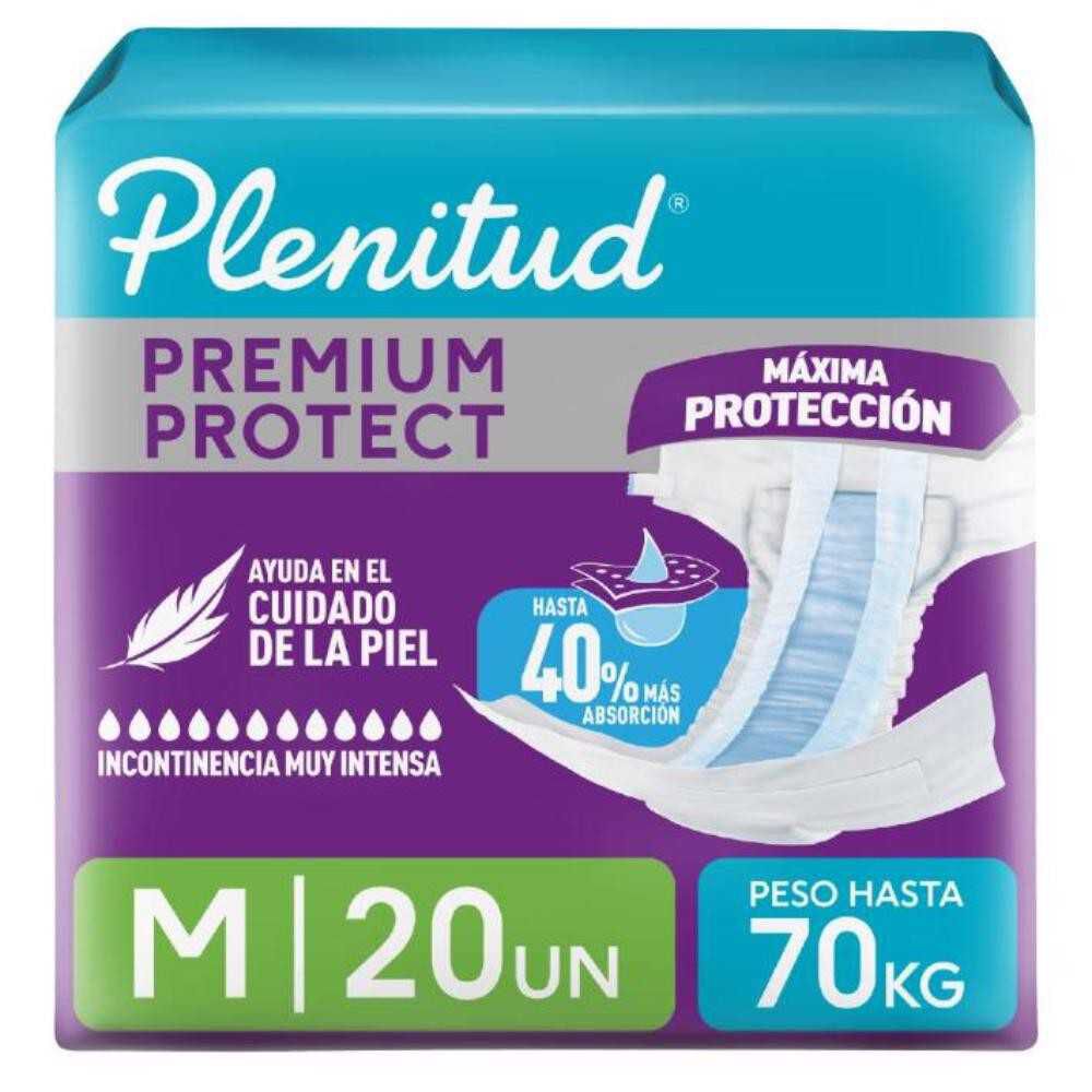 Pañales para Adultos Plenitud Protect M 22 Un