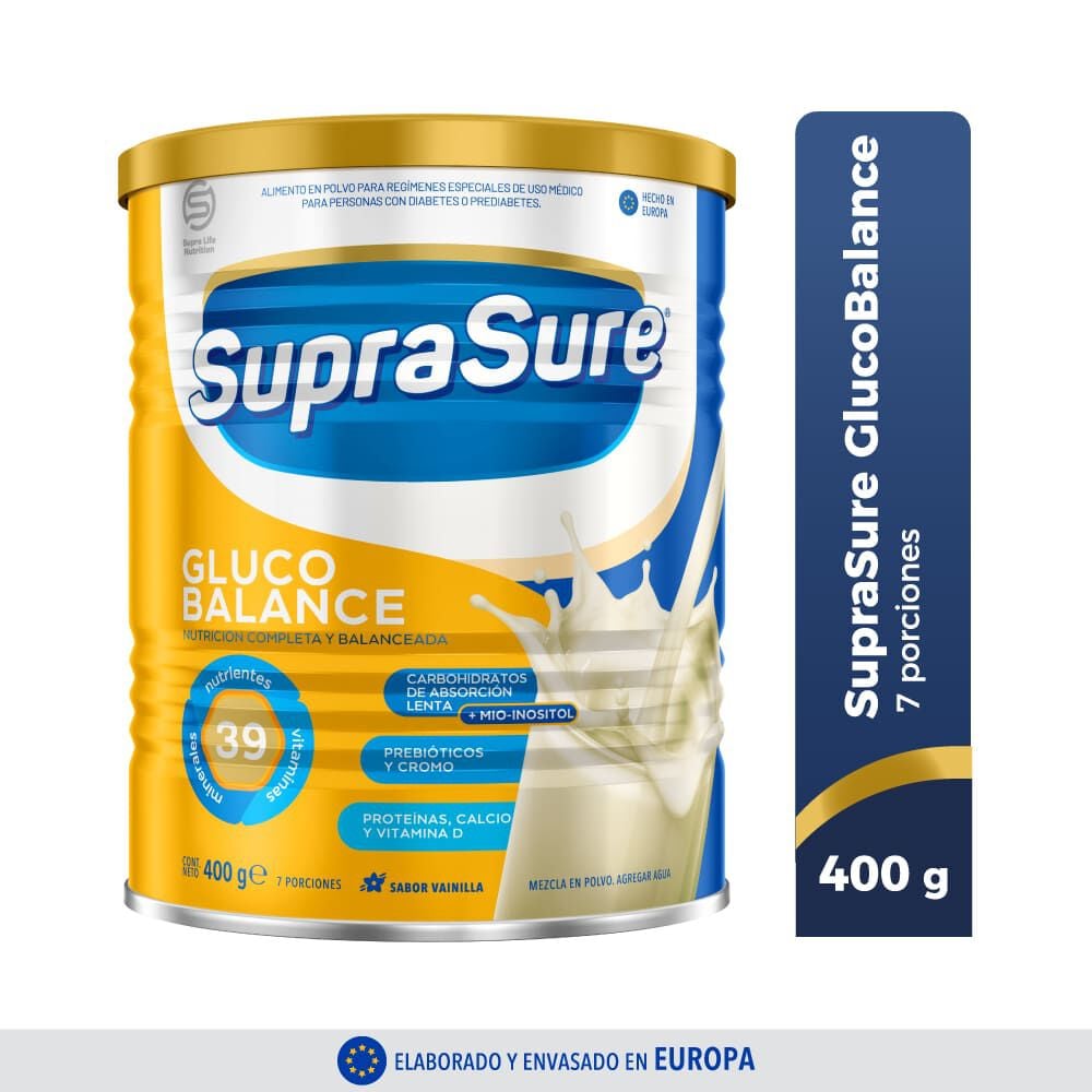 Suplemento en polvo para Diabético GlucoBalance Lata 400gr