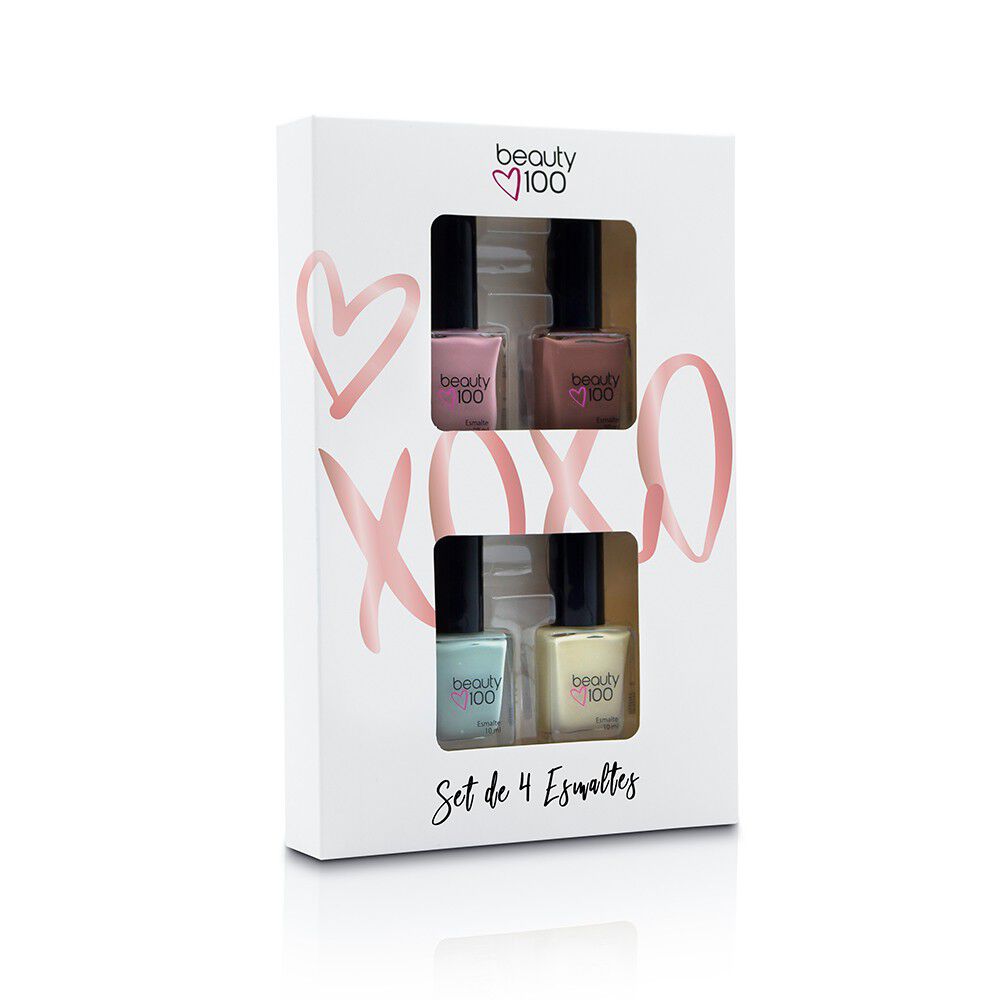 Pack-x4-Esmaltes-De-Uñas-Beauty-Colores-Rosados-imagen-1
