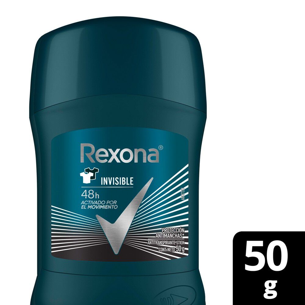 Men Invisible Antitranspirante Barra 50 grs