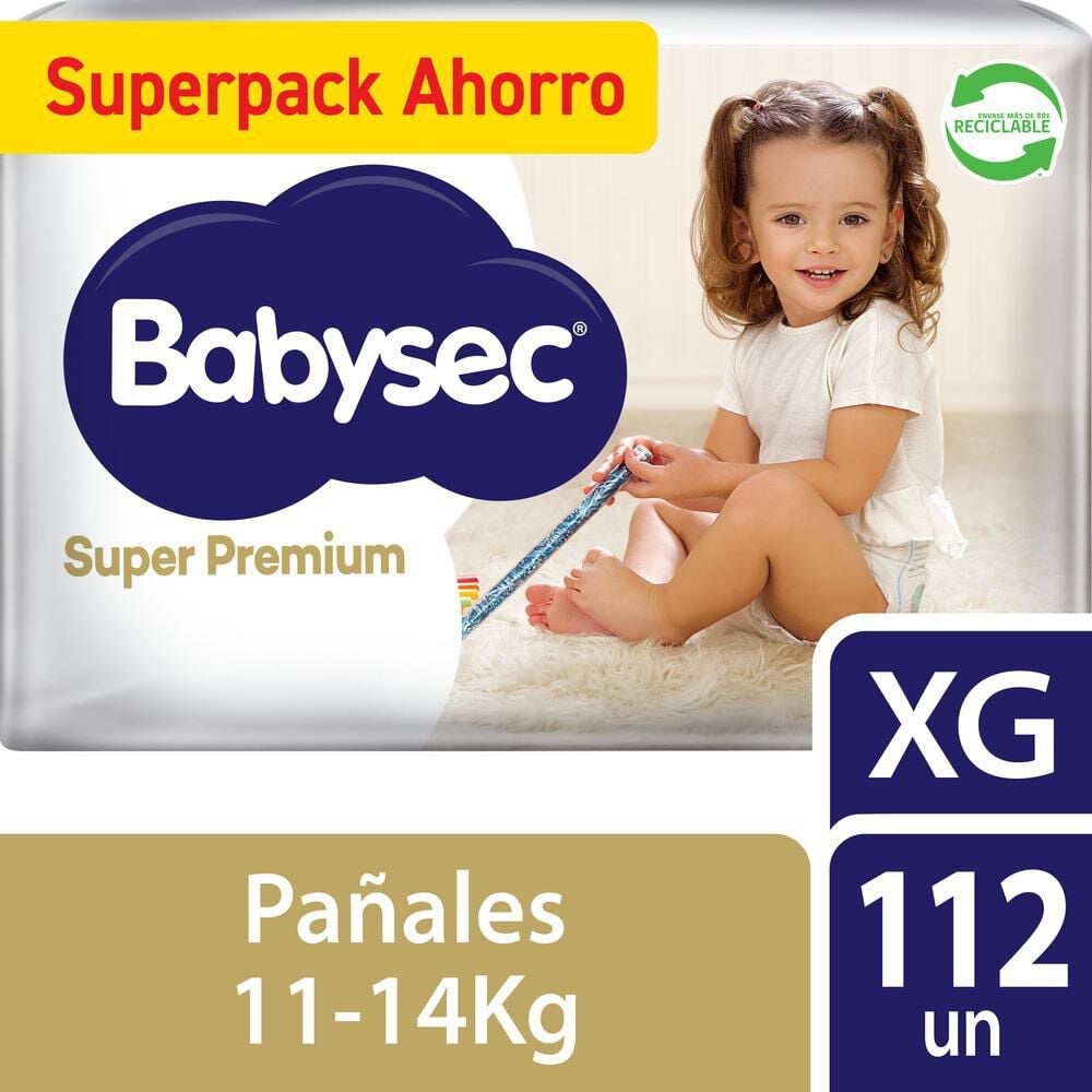 Pañales Super Premium XGx112