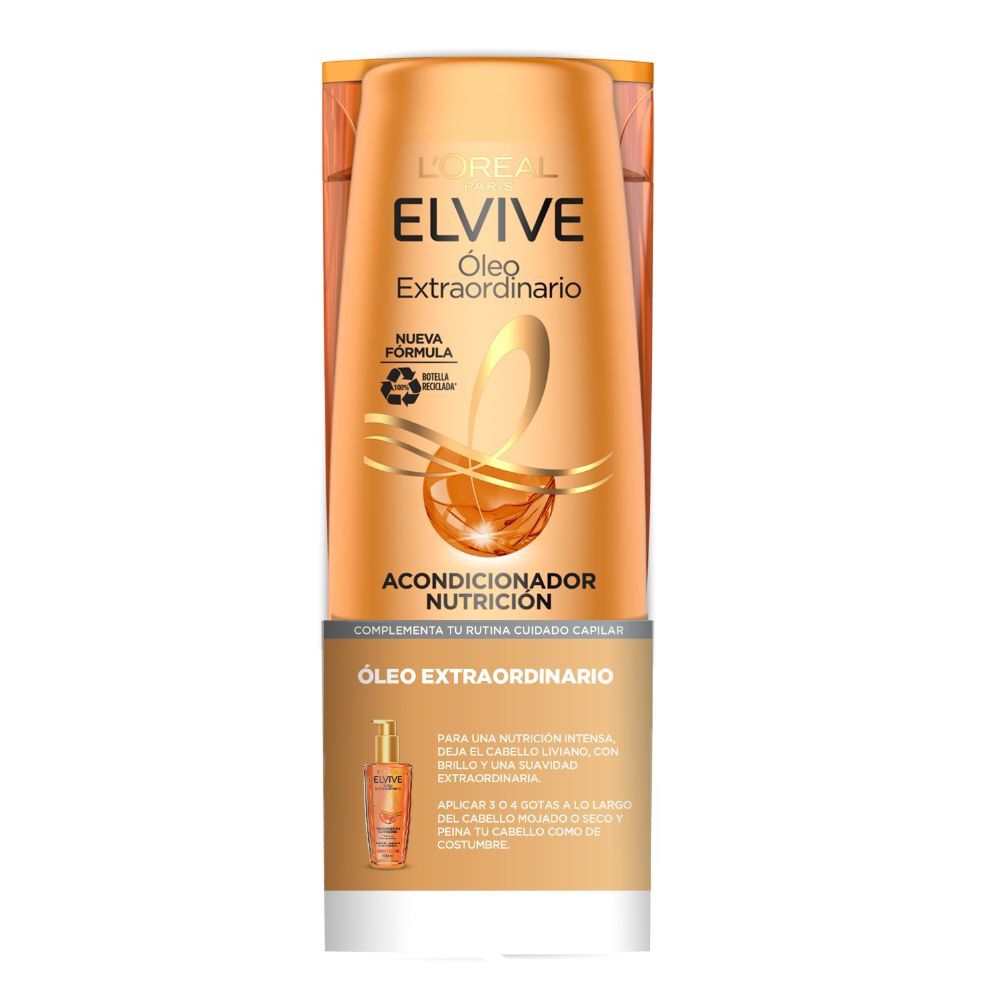 Loreal Paris - Pack Champú Elvive Aceite Extraordinario - Cabello seco