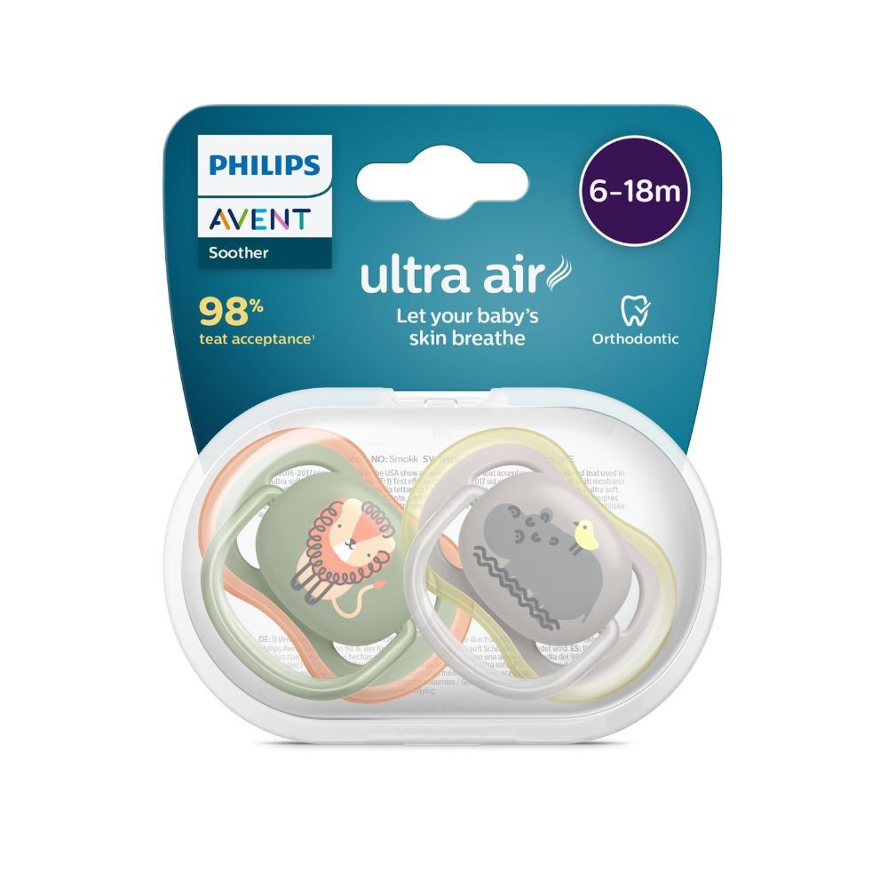 Chupete-Ultra-Air-6-18,-Mezclado-deco,-2-unidades-imagen-2
