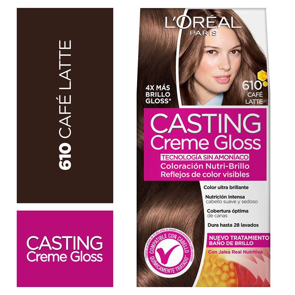 Coloración Creme Gloss 610 Café Latte