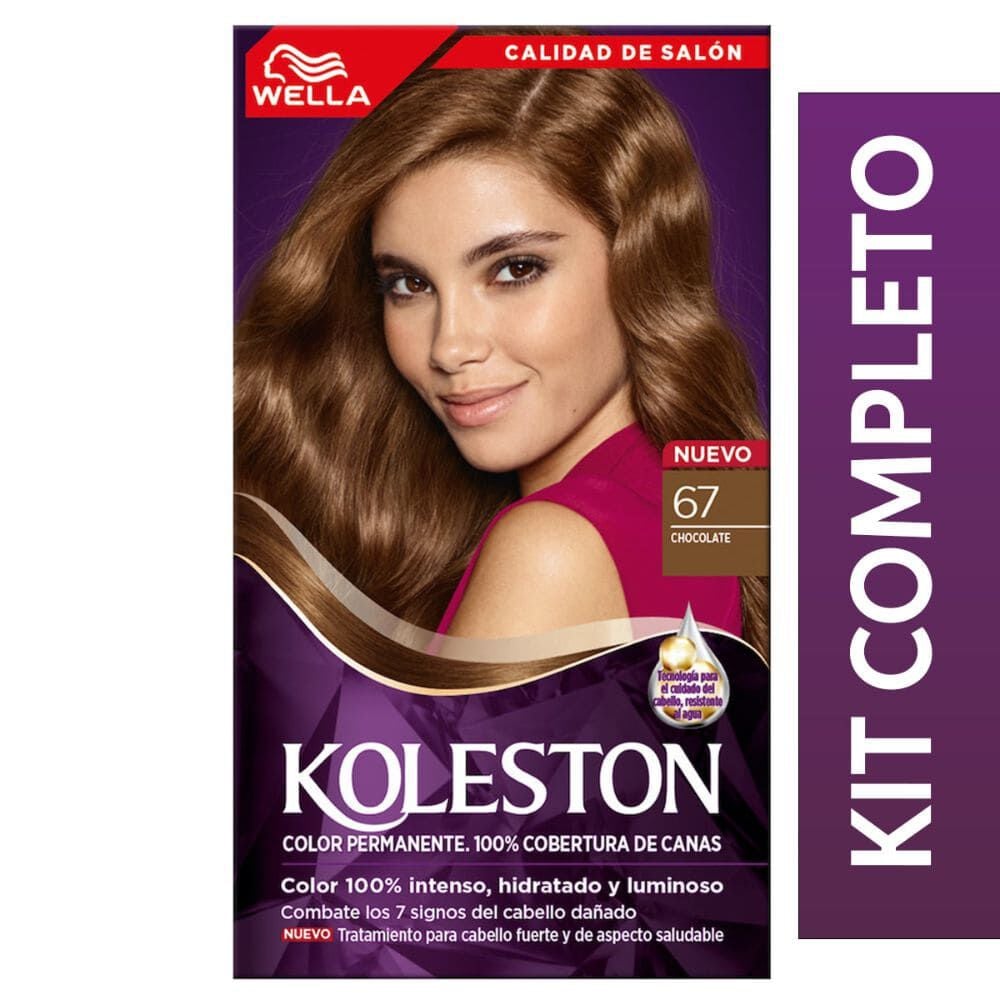 Tintura Permanente Kit 67 Chocolate