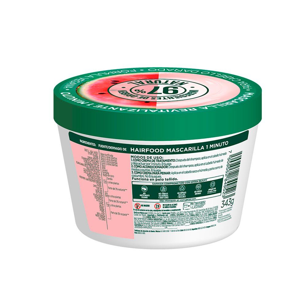 Mascarilla-Revitalizante-1-Minuto-Sandía-Cabello-Normal-350mL-imagen-3