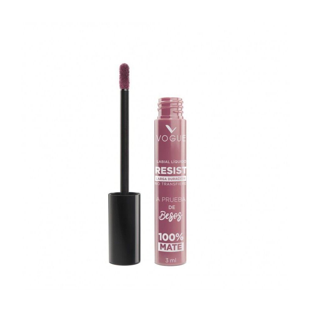 Labial Liquido Resiste A Prueba de Besos 100% Mate Encantadora 3 mL