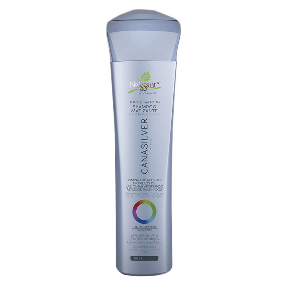 Glæd dig ubetalt bassin Shampoo Matizante Canas Silver Tono Sobre Tono sin Sal 300mL